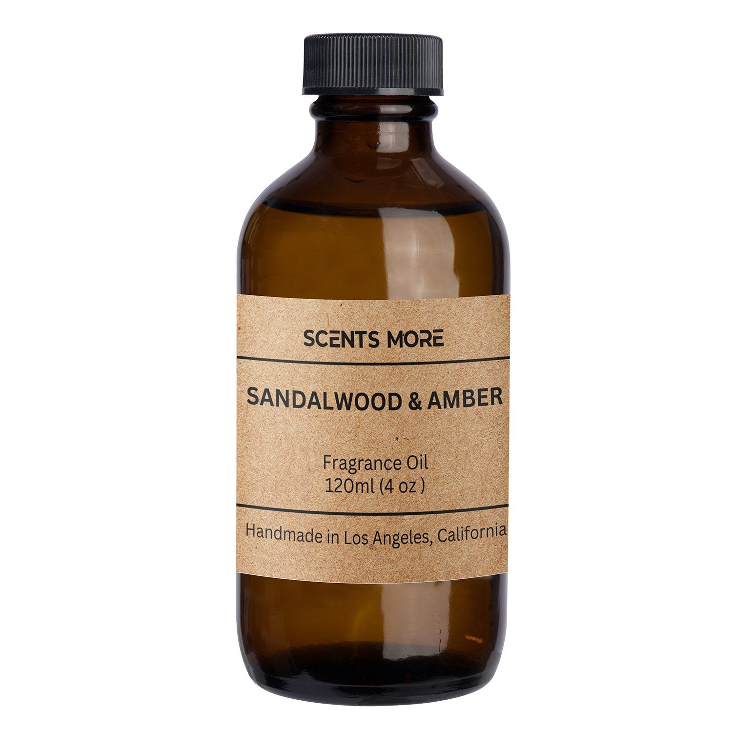 Sandalwood & Amber Fragrance Oil for Soap & Candle Making - Scents More